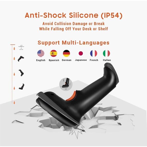 Tera 1D 2D Wireless Barcode Scanner New Open Box D5100 - Picture 5 of 10